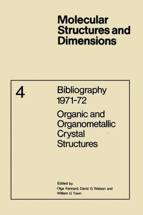 O. Kennard (u. A.) | Bibliography 1971¿72 Organic And Organometallic