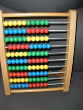 Wooden Abacus Classic Counting Kids Learning Math for Kids Math Counting Toy