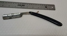 Clauss  Straight Razor, Black Scales, Made in Fremont, Ohio
