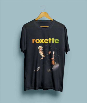 Vintage Roxette Band Music Concert Tour Cotton White All Size