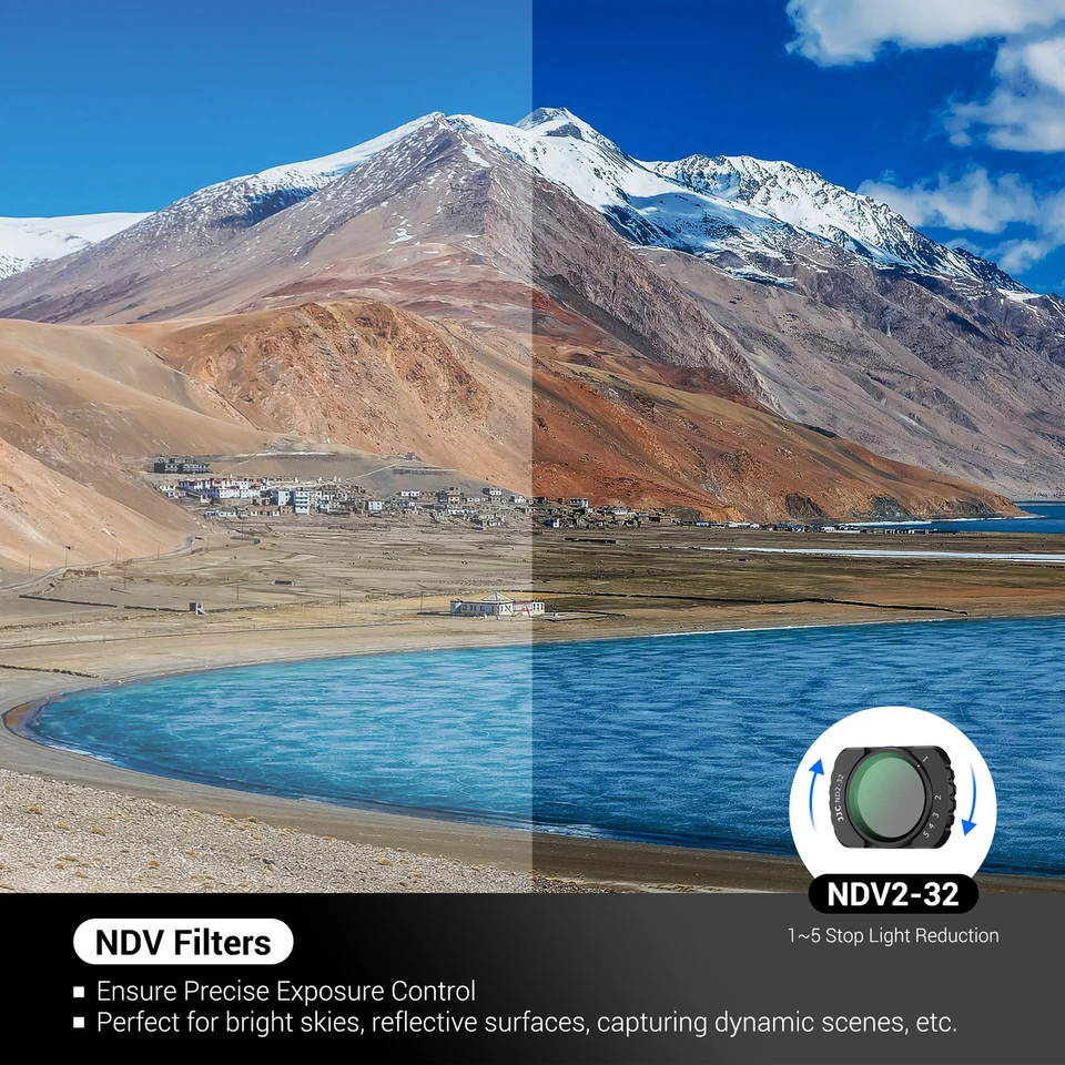 3-Pack Magnetic Filters Kit CPL + Black Mist 1/4 + NDV2-32 for DJI Osmo Pocket 3 - Image 2 of 4