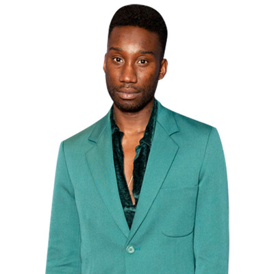 Nathan Stewart-Jarrett (türkis Anzug) Half Body Buddy Cutout