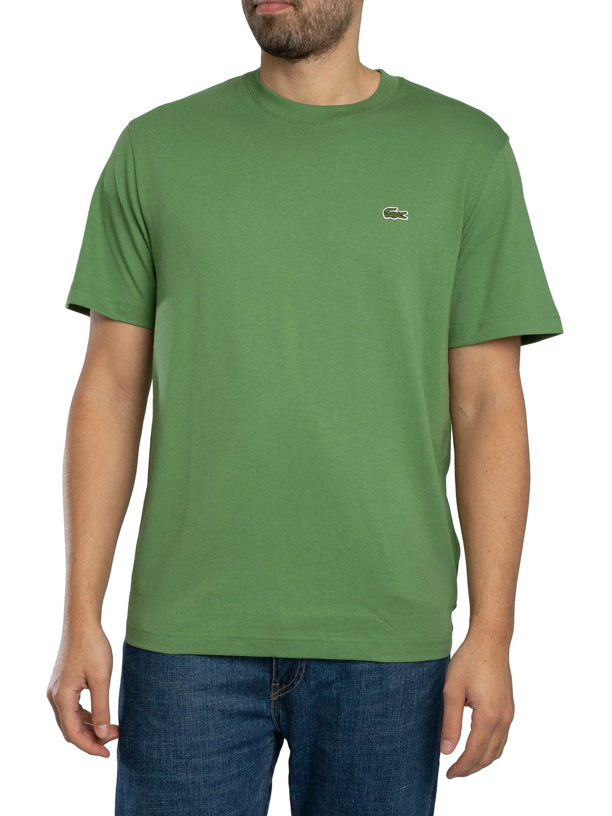 Lacoste Men's Cotton Logo T-Shirt, Green