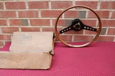 1966-72 FIAT 124 SPIDER NOS WOOD STEERING WHEEL