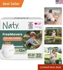 FreeMovers Pull Up Training Pants, Size 4, 2T-3T, 18  33 lbs, 22 Ct.  For Sen...