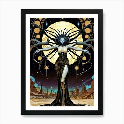 Aphrodite 2 Kunstdruck gerahmt Wandbild Poster Leinwanddruck Bild