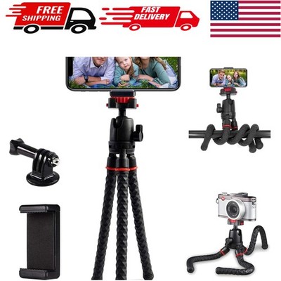 360° Flexible Octopus Tripod for iPhone, DSLR & Action Cameras - Remote Included