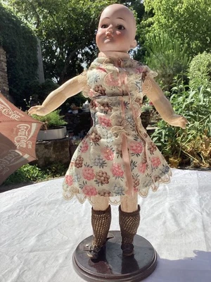 poupee ancienne SH tête porcelaine XIXe/XXe siecle - Photo 1/4