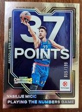 25-26 Panini Contenders Euroleague Playing The Numbers Game Vasilije Micic /199