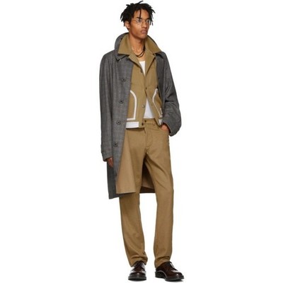 NWOT Daniel W. Fletcher Mens Tan Wool Pants MSRP $442