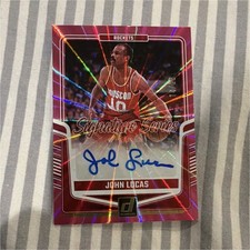2024-25 Donruss Signature Series John Lucas AUTO /20 SSP Rockets SS-JLR 