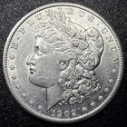 1902-S Morgan Silver Dollar San Francisco XF/AU+ Details Cleaned