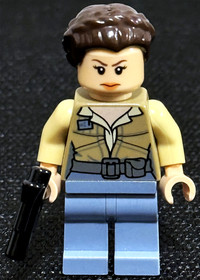 LEGO STAR WARS ENDOR PRINCESS LEIA MINIFIGURE 75094 SW0643 W/BLASTER / NO CAPE