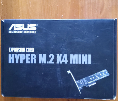 ASUS Hyper M.2 X4 Mini PCIe Expansion Card, M.2 Interface, 1-Port