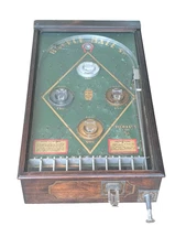 Early D. Gottlieb & Co. 1931  Pinball Baffle Ball Sr. Nickel Machine 10 balls 5c