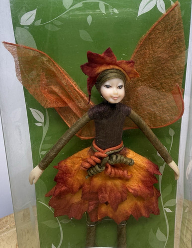 Tassie Autumn Leaf Fairy Handmade In Thailand Fairy & Elf Collection Ornament