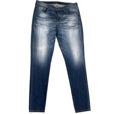 BIG STAR MADDIE Jeans Womens 30R Medium Wash Distressed Skinny Stretch Cotton