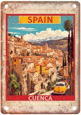 Vintage Cuenca Spain Retro Look Travel Poster Metal Sign T3508