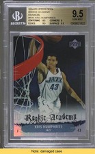 2004 Upper Deck Rookie Academy Rainbow Kris Humphries BGS 9.5 GEM MINT READ 5h9