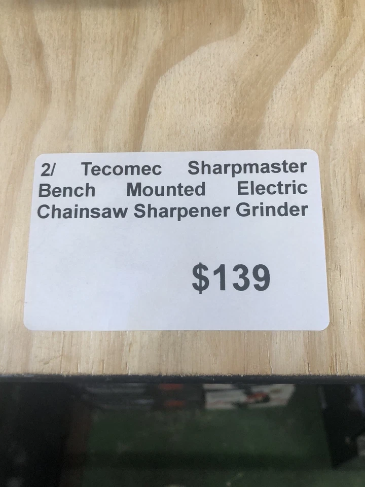 Tecomec Sharp master Bench Mounted Electric Chainsaw Sharpener Grinder - image 4 of 4