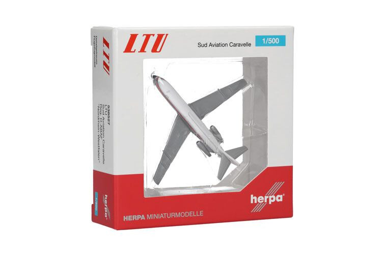 Maquette Caravelle LTU Herpa 1/500 de collection en métal injecté - 3