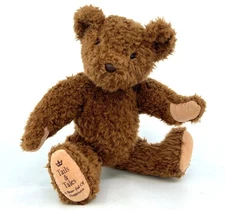 Sun Arrow Tails and Tales Plush Teddy Bear 1990s Seam Tag Jointed 20cm 8in Vtg