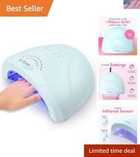 Professional UV LED Nail Dryer with 3 Timer Settings - Salon Quality at Home