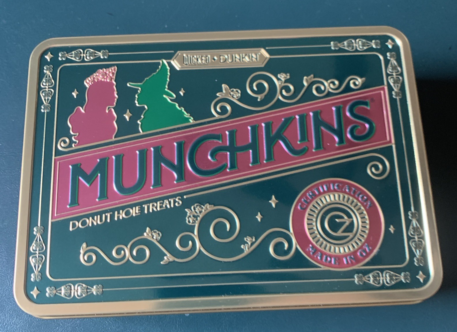 Dunkin Donuts Wicked Donut Hole Munchkins Tin