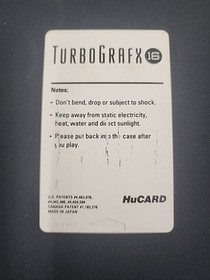 Vintage 1989 Moto Roader (Turbo Grafx 16) HuCard  *ONLY*