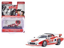 Lancia Stratos #10 White/Red “Circuit Wolf” Manga 1/64 Kyosho