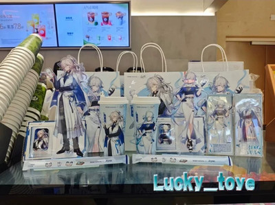 miHoYo × ChaPanda Honkai: Star Rail Jing Yuan Yao Guang Badge Acrylic Stand Set
