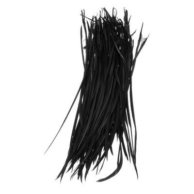 50 Pcs 5-7'' Feathers Long Artificial Goose Feather Hat Trimming Black