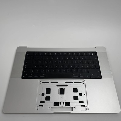 Macbook Pro 16'' A2485 2021 Topcase Tastatur Akku QWERTZ Silber