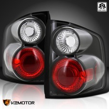 Black Fits 1994-2004 Chevy S10 Gmc Sonoma Rear Tail Lights Brake Lamp Leftright