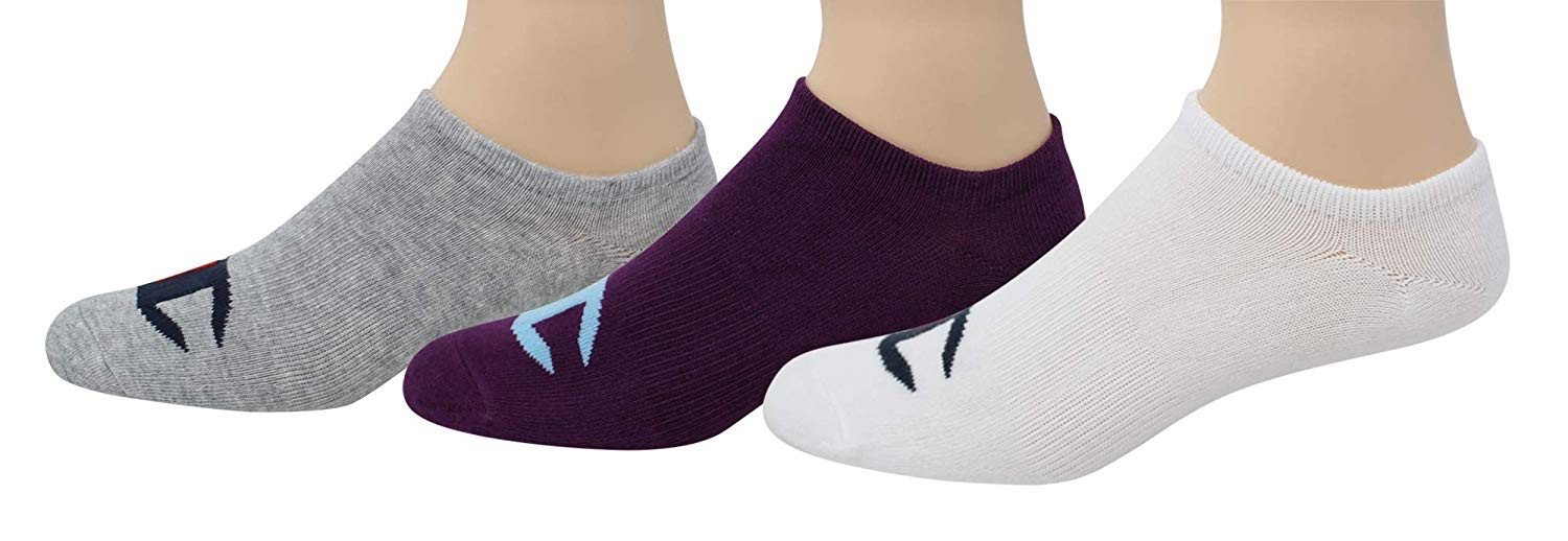 Champion LIFE Men's 3-Pack Big ''C'' Super No Show Socks FH