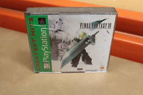 Final Fantasy VII 7 (1997 Sony PlayStation PS1, CIB) GREEN Label Complete in Box