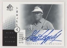 2001 SP Authentic Sign of the Times Stuart Appleby #SA Auto nq6
