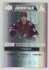 2021 Upper Deck Credentials Debut Ticket Access /999 Tier 1 Cam Dineen #82 0iw3