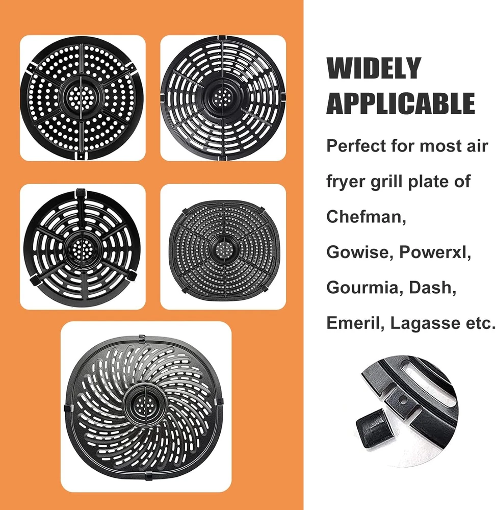 Air Fryer Replacement Parts, 4 PCS Premium air fryer Rubber Bumpers Feet...