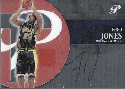 2002-03 Topps Pristine Personal Endorsements #PEFJ Fred Jones AUTO - BSK