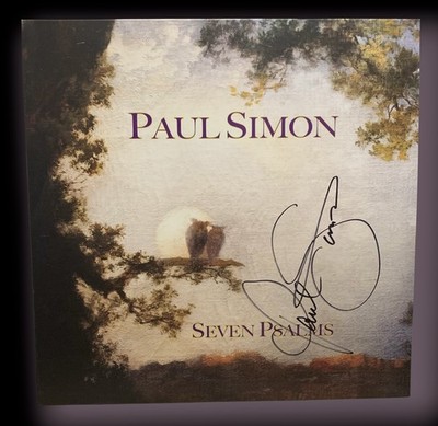 SIGNIERT PAUL SIMON SEVEN PSALMS LTD VINYL LP SELTEN GRACELAND ACG ZERTIFIZIERT 