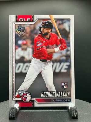 2026 Topps Series 2 Baseball #603 George Valera, Cleveland Guardians RC