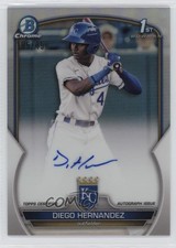 2023 Bowman Chrome Prospect Refractor 185/499 Diego Hernandez #CPA-DH Auto b8h