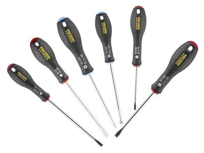 Stanley Tools - FatMax Screwdriver Set  Parallel / Flared / Pozi Set of 6