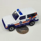 Matchbox Rescue EMT Jeep Cherokee Diecast Toy Car 1986 Vintage