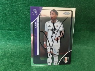 KEVIN FULHAM Signed Topps Chrome PL 25/26 Football Trading Card