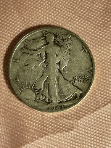 3 total coins  1941 S Walking Liberty Half Dollar Trio