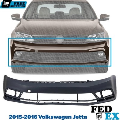 Front Bumper Cover For 2015-2016 Volkswagen Jetta Primed
