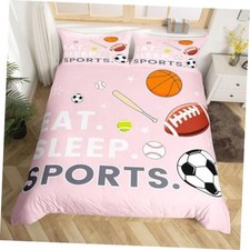 Football Duvet Cover Twin Sports Theme Comforter Cover Twin No Comforter Pink