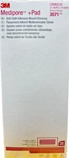 3M™ Medipore™ +Pad Soft Cloth Adhesive Wound Dressing, 3 1/2" x 10", Ref#3571